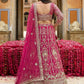 Rajwada Pink Net Embellished Lehenga For Women