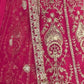 Rajwada Pink Net Embellished Lehenga For Women
