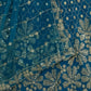 Rajwada Teal Blue Net Embellished Lehenga For Women
