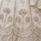 Rajwada Off White Chinon Embellished Lehenga For Women