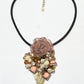 Rajwada Multicolor Silicon Pearl And Stone Jewellery Set For Women