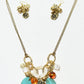 Rajwada Multicolor Alloy Pearl Jewellery Set For Women