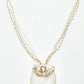 Rajwada White Thread And Alloy Pearl And Stone Jewellery Set For Women