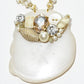 Rajwada White Thread And Alloy Pearl And Stone Jewellery Set For Women
