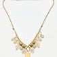 Rajwada Golden Alloy Pearl Jewellery Set For Women