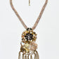 Rajwada Multicolor Jute And Alloy Pearl Jewellery Set For Women