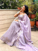 Rajwada - Designer Pink Silk Blend Lehenga