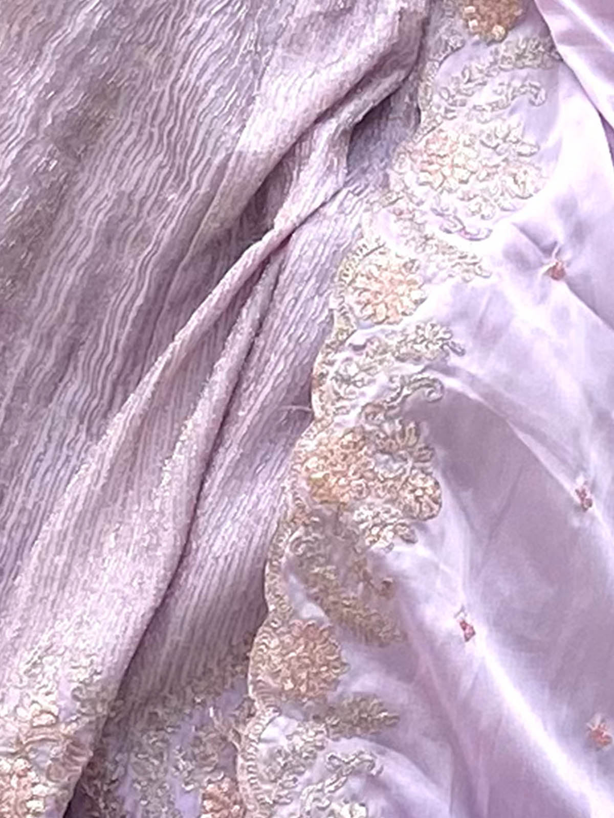 Rajwada - Designer Pink Silk Blend Lehenga