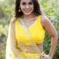 Rajwada Women Designer Yellow Net Semi Stitched Lehenga With Unstitched Blouse