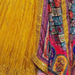 Rajwada Yellow Chinon Silk Embroidered Semi-Stitched Lehenga For Women