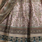 Rajwada Multicolor Silk Blend Embroidered Semi-Stitched Lehenga For Women