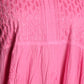Rajwada Women Pink Cotton Chikankari Embroidered Stitched Dress