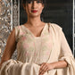 Rajwada Women Cotton Viscose Chikankari Beads Embroidered Unstitched Kurta Set