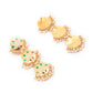 Rajwada Women Delicate Gold Meenakari Earring