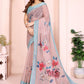 Rajwada Light Pink Cotton Printed Saree For Women