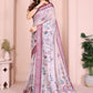 Rajwada Off White Cotton Printed Saree For Women