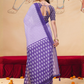 Rajwada Lavender And Purple Cotton Printed Saree For Women