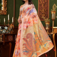 Rajwada Multicolor Cotton Printed Saree For Women