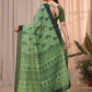 Rajwada Light Green Cotton Printed Saree For Women
