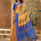 Rajwada Mustard Yellow Cotton Printed Saree For Women