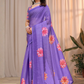 Rajwada Purple Cotton Printed Saree For Women