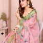 Rajwada Light Pink Cotton Printed Saree For Women