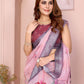 Rajwada Pastel Pink Cotton Printed Saree For Women