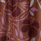 Rajwada Silver And Brown Cotton Blend Printed Saree For Women