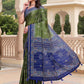 Rajwada Olive Green Cotton Blend Printed Saree For Women