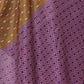 Rajwada Brown And Dark Purple Cotton Blend Printed Saree For Women