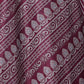 Rajwada Dusty Wine Cotton Blend Printed Saree For Women