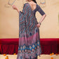 Rajwada Grey Cotton Blend Printed Saree For Women