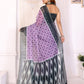 Rajwada Purple Cotton Printed Saree For Women