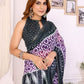 Rajwada Purple Cotton Printed Saree For Women