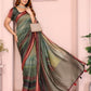 Rajwada Olive Cotton Printed Saree For Women