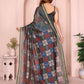Rajwada Green Cotton Printed Saree For Women