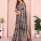 Rajwada Multicolor Cotton Printed Saree For Women