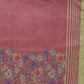 Rajwada  Mauve Cotton Printed Saree For Women