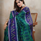 Rajwada Royal Blue Cotton Printed Saree For Women