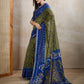 Rajwada Royal Blue Cotton Printed Saree For Women