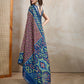 Rajwada Brown Cotton Printed Saree For Women