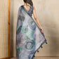 Rajwada Multicolor Cotton Blend  Printed Saree For Women