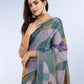 Rajwada Multicolor Cotton Blend Printed Saree For Women