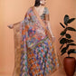 Rajwada Multicolor Cotton Blend Printed Saree For Women