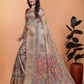 Rajwada  Multicolor Cotton Blend Printed Saree For Women