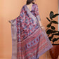 Rajwada Lavender And Mauve Cotton Blend Printed Saree For Women