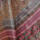 Rajwada Beige Cotton Blend Printed Saree For Women