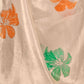Rajwada Cream Cotton Blend Printed Saree For Women