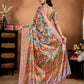 Rajwada Multicolor Cotton Blend Printed Saree For Women