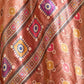 Rajwada Rust  Cotton Blend Printed Saree For Women